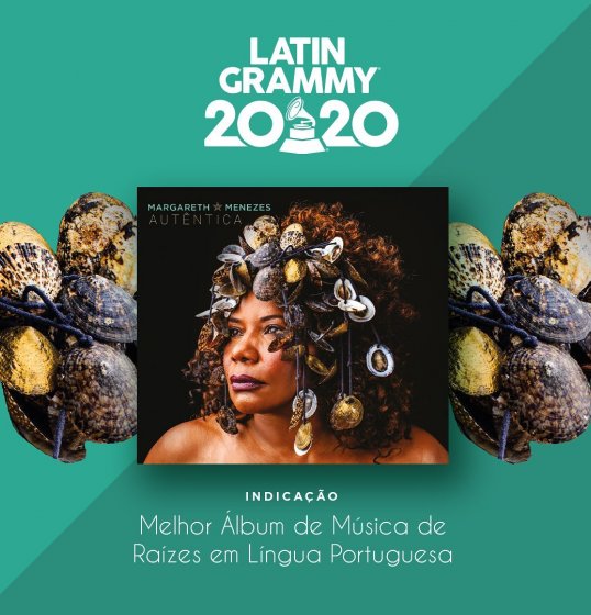 Margareth Menezes é indicada ao Grammy Latino 2020