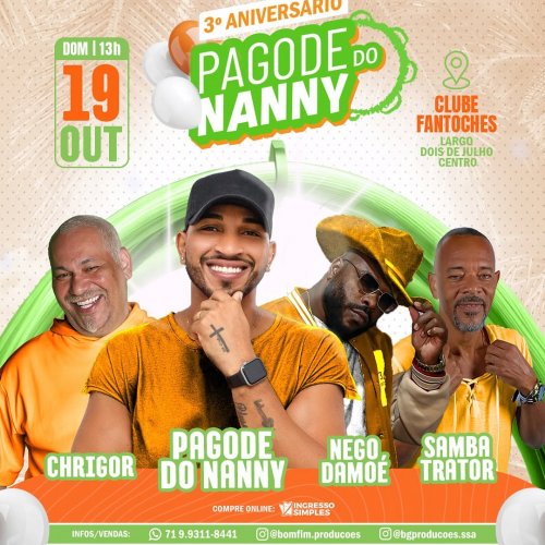 [3º Aniversário do Pagode do Nanny]