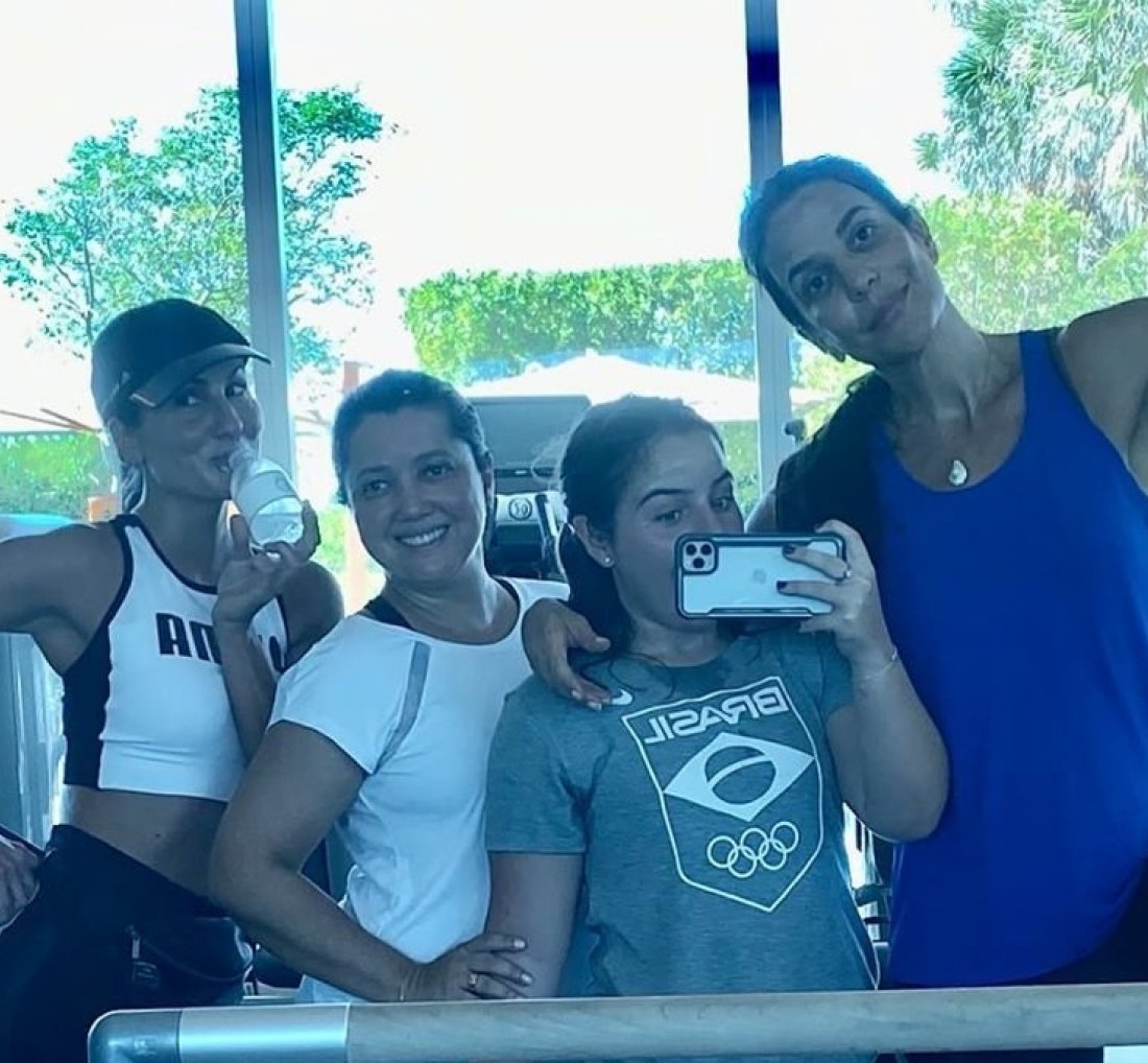 Ivete Sangalo posta foto na academia: [Ivete Sangalo posta foto na academia: