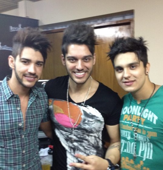 Sextou! Lucas Lucco posta foto antiga com Luan santana e Gusttavo Lima