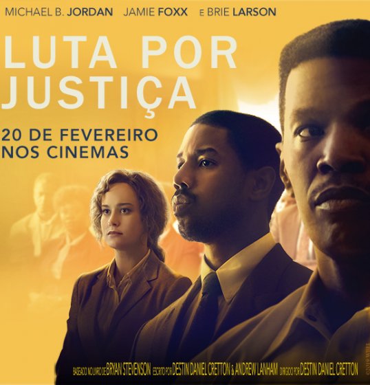 Filme Luta por Justiça estreará no cinema próximo dia 20