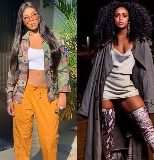 Ludmilla e Mc Rebecca discutem no twitter Ludmilla e Mc Rebecca discutem no twitter
