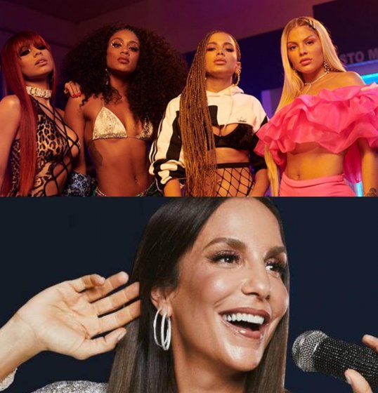 Luísa Sonza, Lexa e Mc Rebecca se animaram com a ideia d Combatchy 2.0 com Ivete Sangalo Luísa Sonza, Lexa e Mc Rebecca se animaram com a ideia d Combatchy 2.0 com Ivete Sangalo