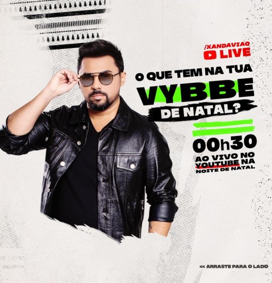 Xand Avião anuncia live especial de Natal Xand Avião anuncia live especial de Natal