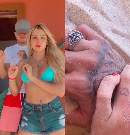 Tierry e Gabi Martins viajam juntos para Morro de São Paulo Tierry e Gabi Martins viajam juntos para Morro de São Paulo