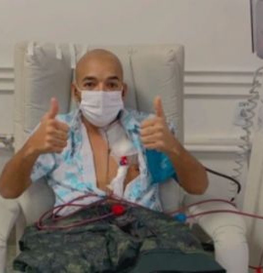 Após internação por problema renal, cantor de Unha Pintada seguirá com hemodiálise Após internação por problema renal, cantor de Unha Pintada seguirá com hemodiálise