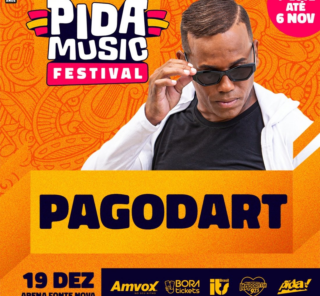 [Pagodart é confirmado no Pida Music Festival]