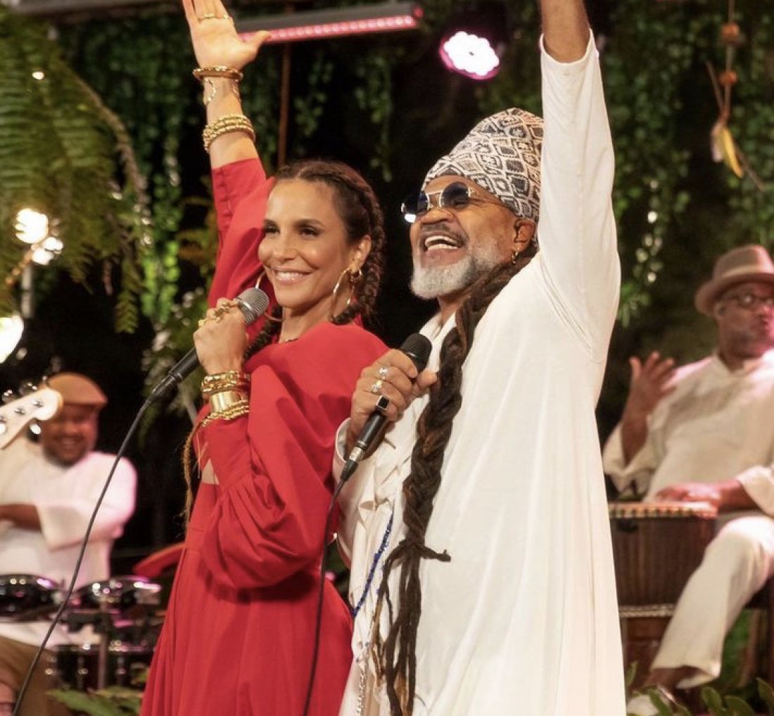 [Ivete Sangalo e Carlinhos Brown lançam parceria: 