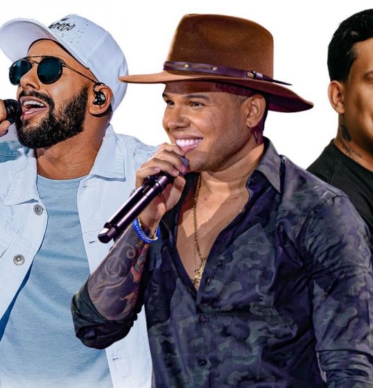 Tierry, Unha Pintada e Thiago Aquino juntos em uma festa com muita sofrência Tierry, Unha Pintada e Thiago Aquino juntos em uma festa com muita sofrência