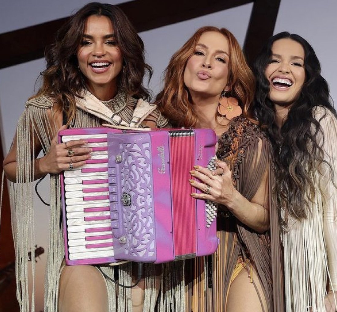 [Claudia Leitte lança música ao lado de Lucy Alves e Juliette]