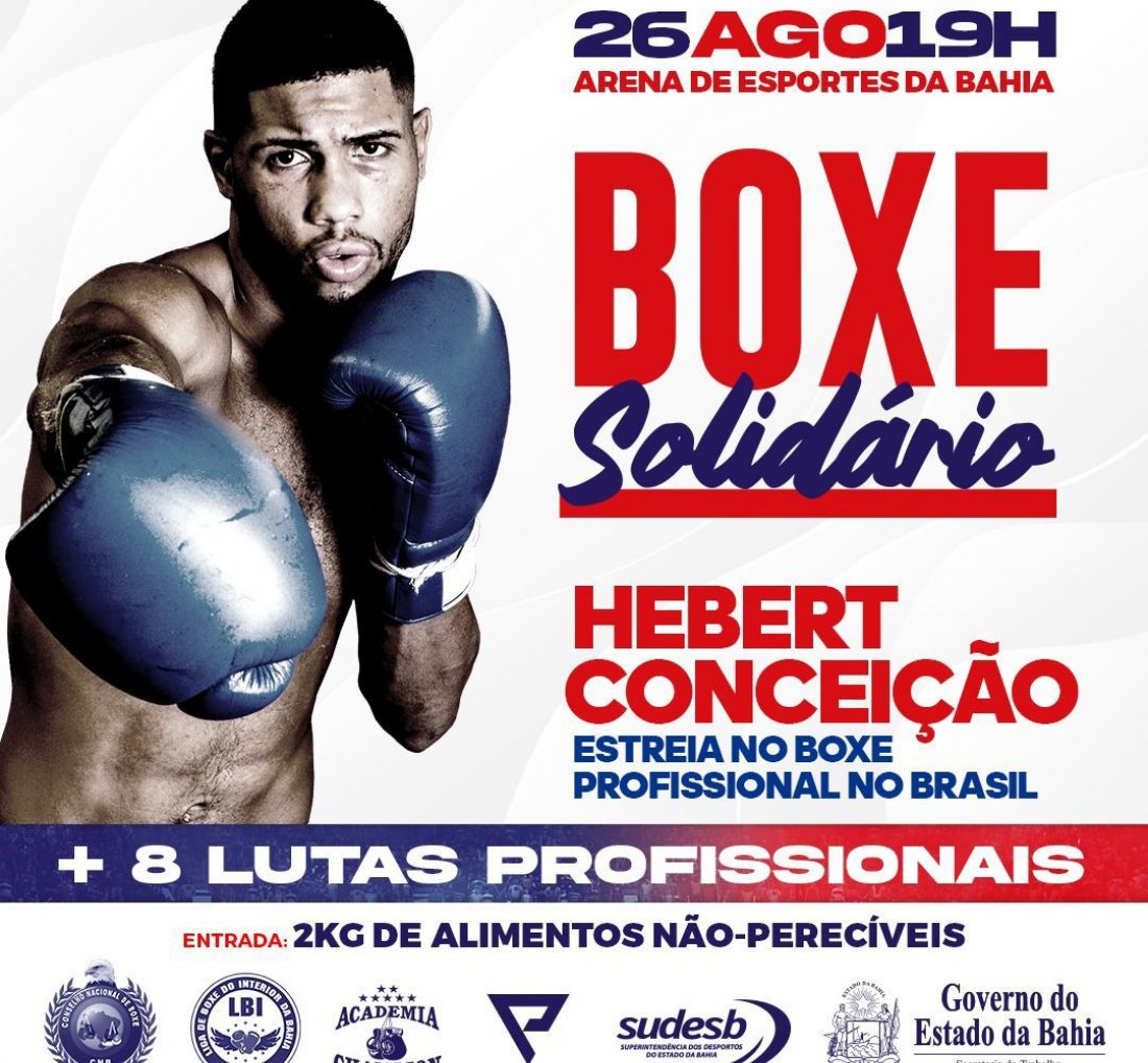 [Baiano Herbert Conceição fará sua estreia no boxe profissional brasileiro, na sua terra natal]