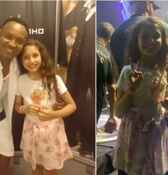 Menina realiza sonho de conhecer cantor Thiaguinho um dia antes de iniciar quimioterapia: ‘Dia mais feliz’ Menina realiza sonho de conhecer cantor Thiaguinho um dia antes de iniciar quimioterapia: ‘Dia mais feliz’