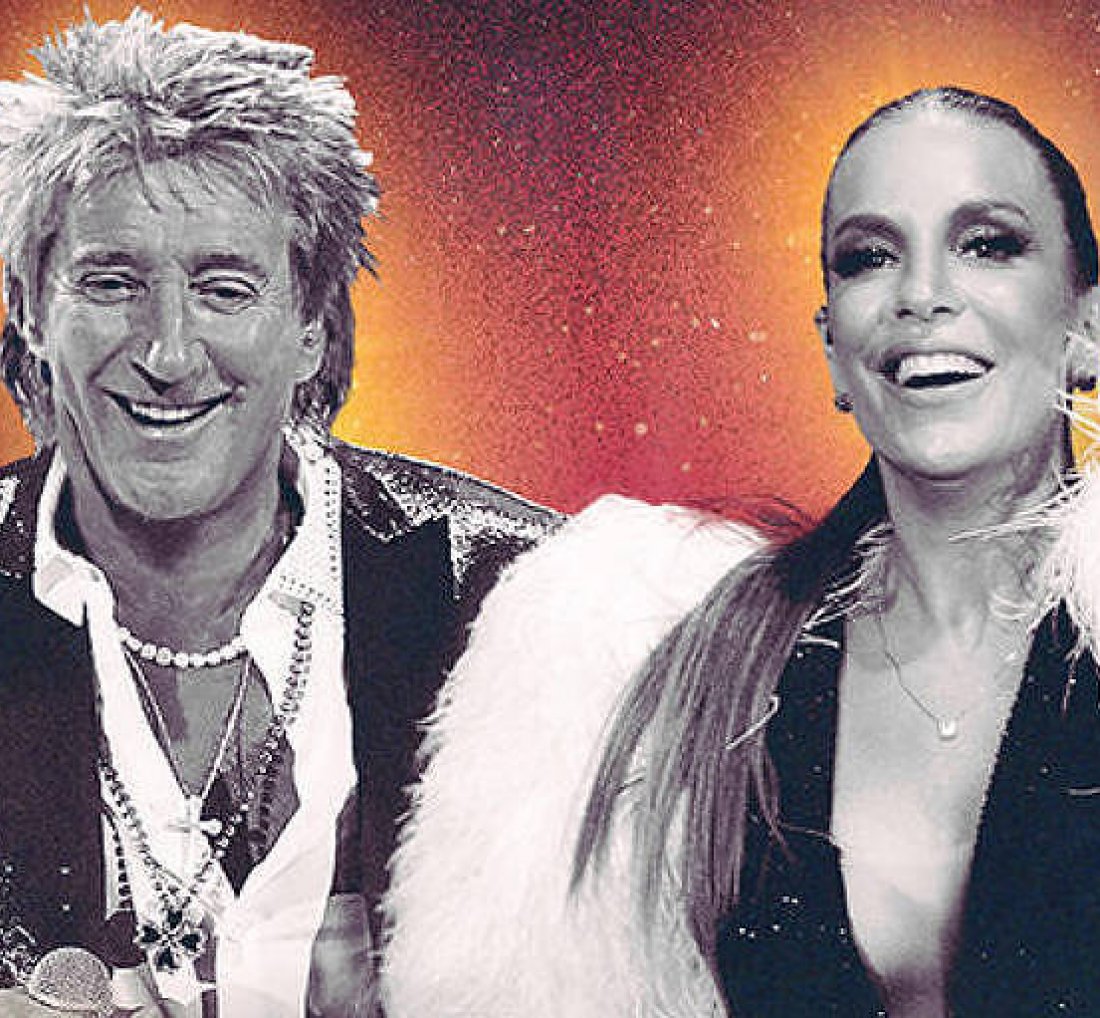 [Encontro de gigantes: Rod Stewart e Ivete Sangalo ]