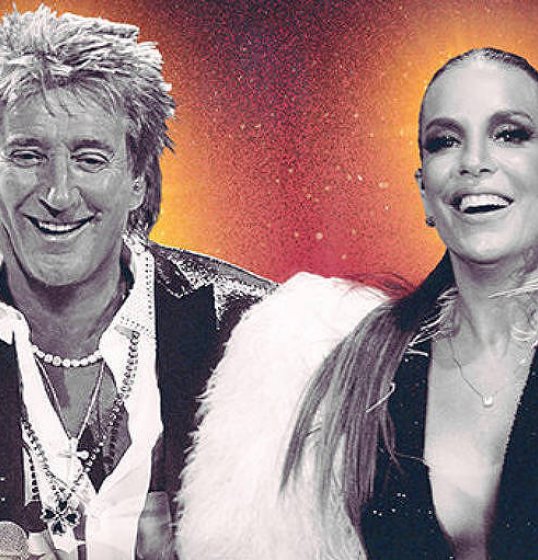 Encontro de gigantes: Rod Stewart e Ivete Sangalo 