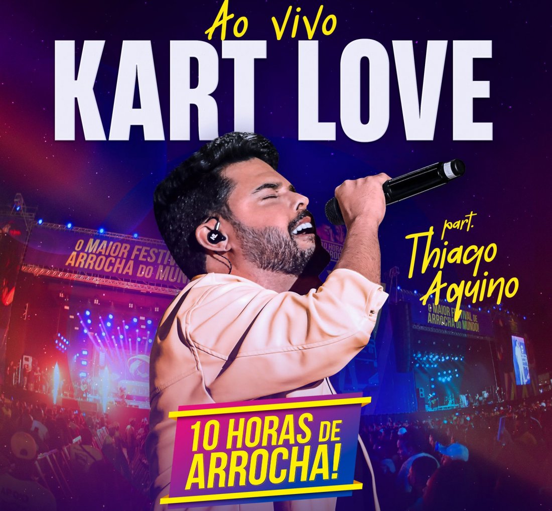 [Kart Love lança CD gravado durante festival 10 Horas de Arrocha]