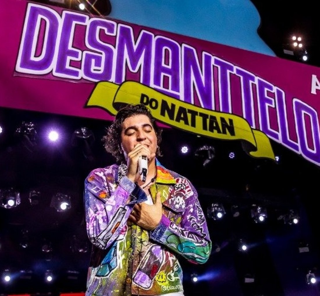 O cantor Nattan anuncia a estreia do evento [O cantor Nattan anuncia a estreia do evento