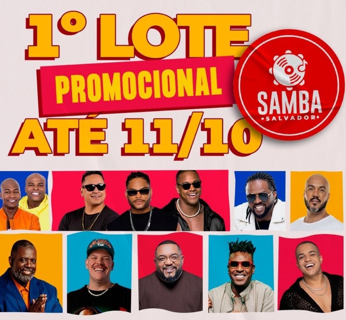 [Samba Salvador anuncia lote promocional até dia 11 de outubro]