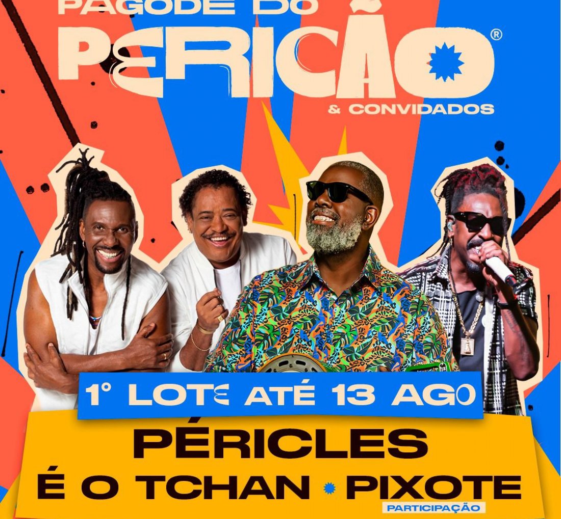 [Pagode do Pericão anuncia virada de lote dia 13 de agosto]