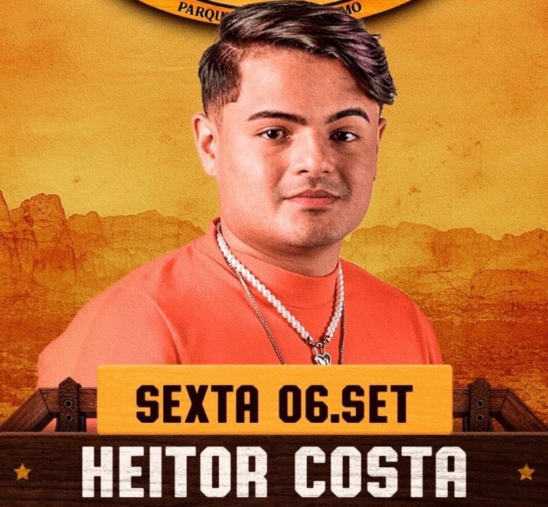 [Heitor Costa se apresenta pela primeira vez na Vaquejada de Serrinha. Confira]