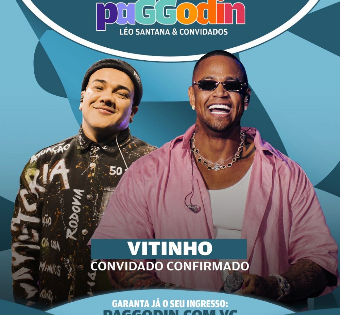 [Léo Santana anuncia o cantor Vitinho como a terceira participação do PaGGodin de Salvador]