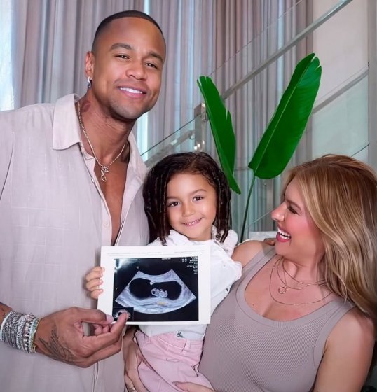 Lore Improta e Léo Santana anunciam segunda gravidez: Liz é promovida a irmã mais velha Lore Improta e Léo Santana anunciam segunda gravidez: Liz é promovida a irmã mais velha