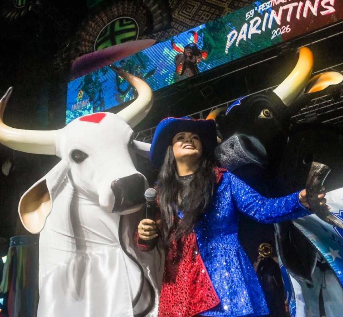 [klessinha brilha no lançamento do festival de Parintins]