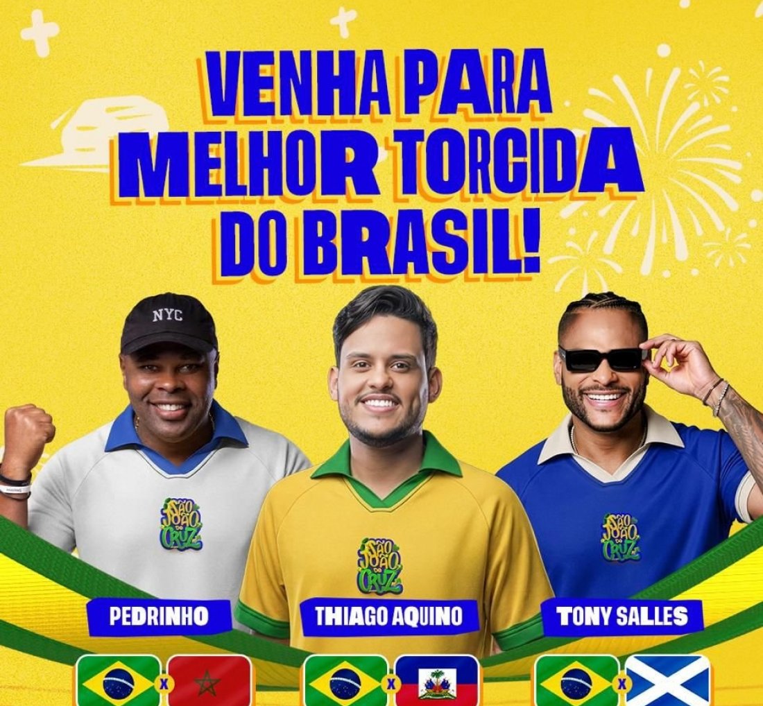 [São João de Cruz une futebol e forró em programação especial]