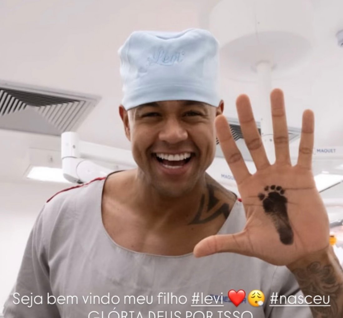 Nasce Levi, segundo filho de Léo Santana e Lore Improta