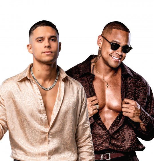 [Guga Meyra e Léo Santana apostam em hit viral para o São João]