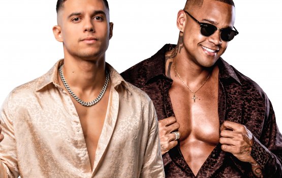 [Guga Meyra e Léo Santana apostam em hit viral para o São João]