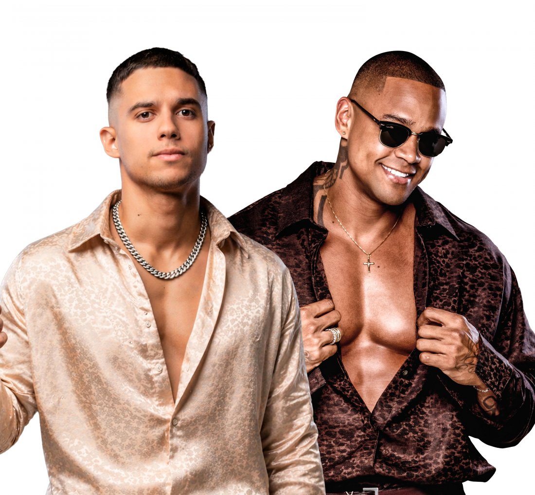[Guga Meyra e Léo Santana apostam em hit viral para o São João]