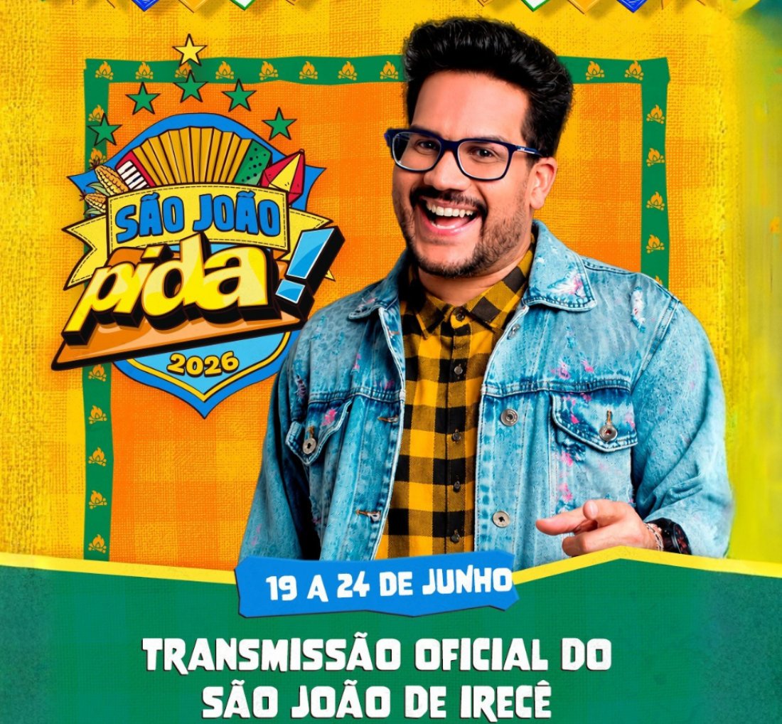 [Pida fará transmissão oficial do São João de Irecê 2026]