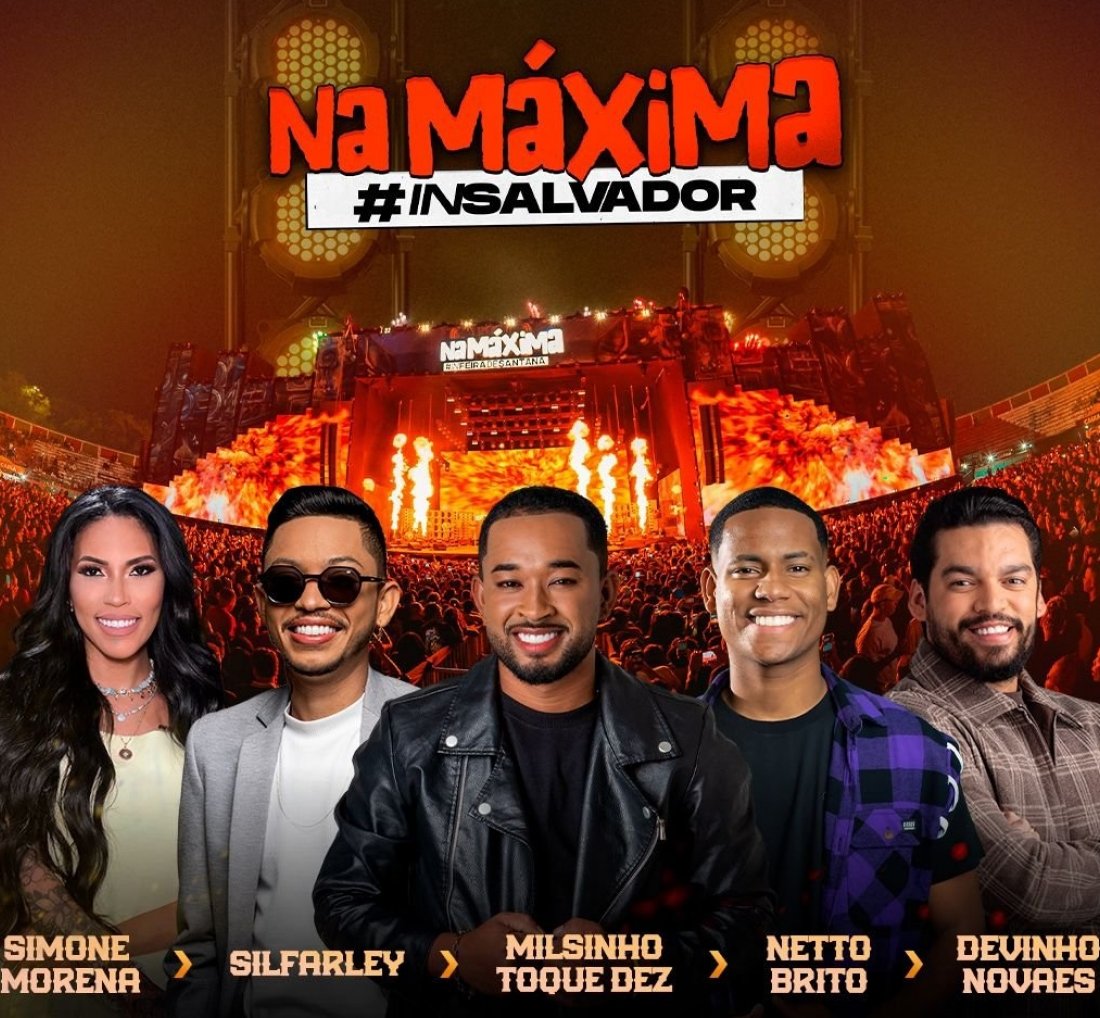 [Toque na Máxima reúne grandes nomes do arrocha em Salvador]