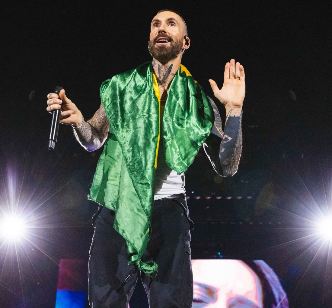 Maroon 5 reúne 31 mil fãs em noite de hits em Salvador