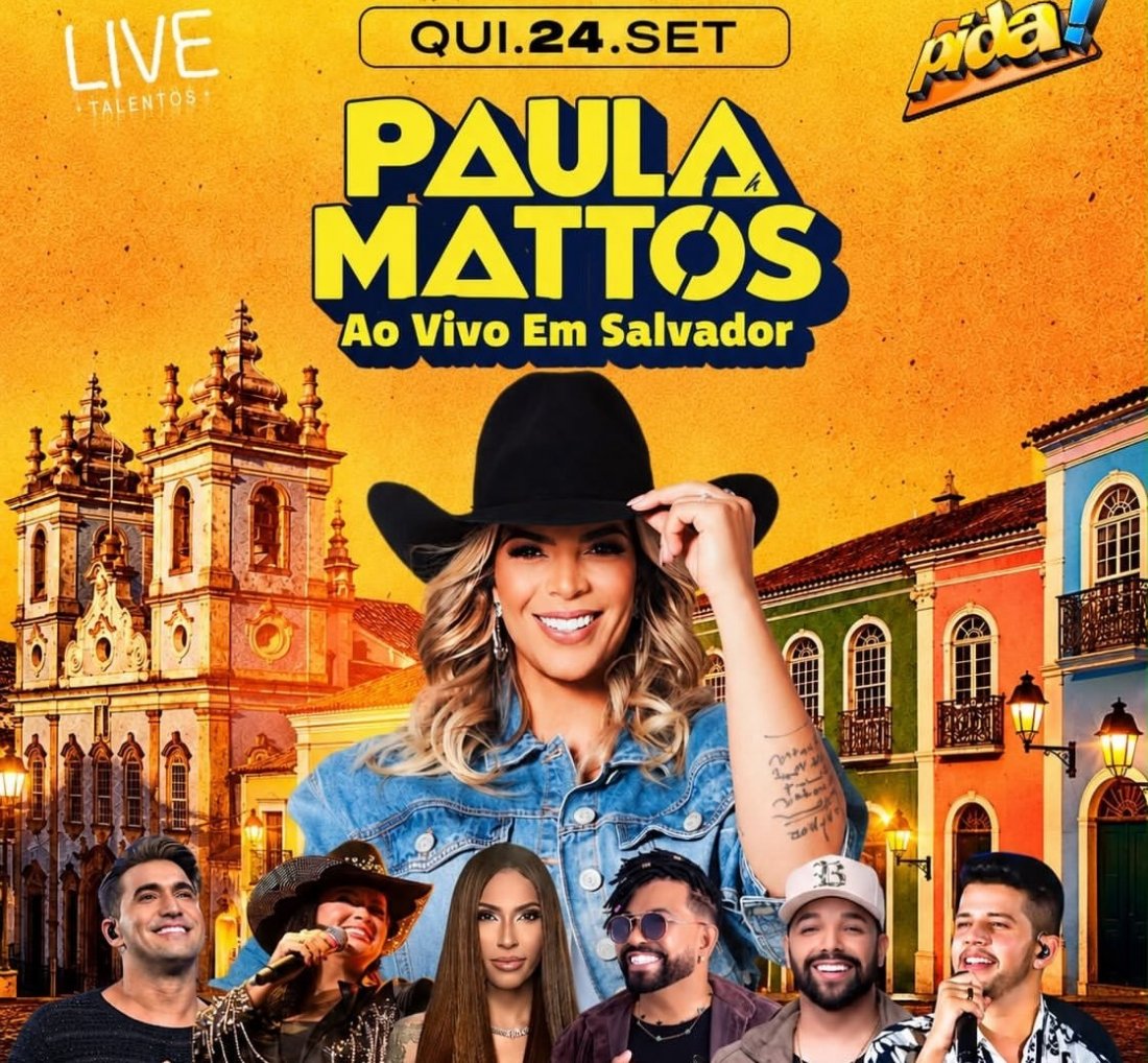 [Paula Mattos reúne grandes nomes do arrocha em show especial em Salvador]