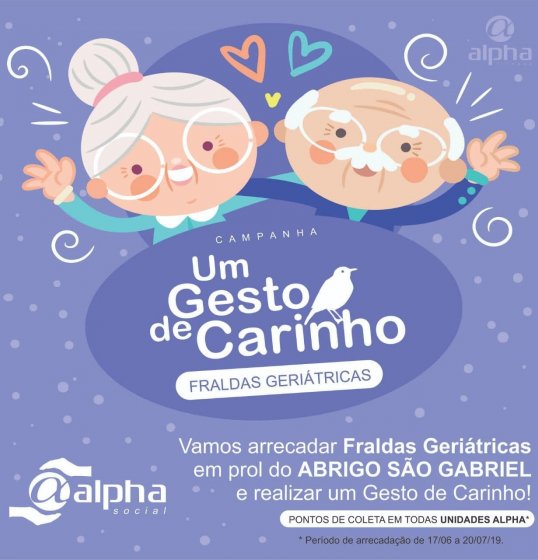 Rede Alpha Fitness promove campanha “Um Gesto De Carinho”, em prol do Abrigo São Gabriel
