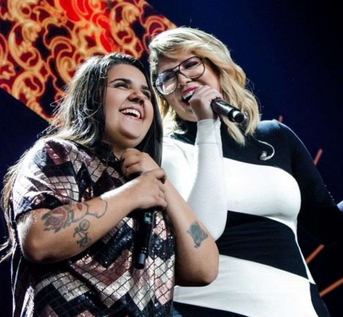 [Yasmin Santos e Marília Mendonça gravam clipe juntas]