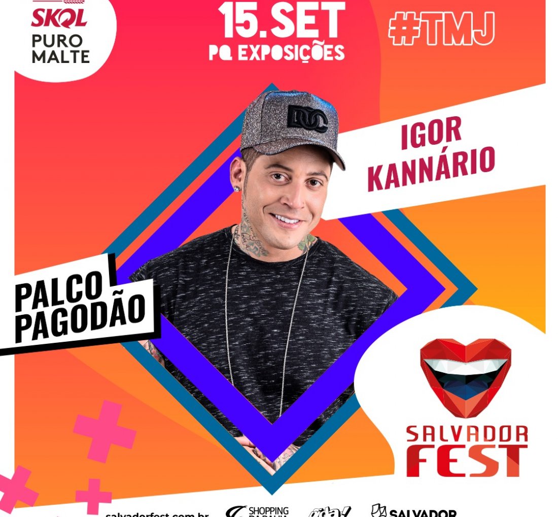 [Igor Kannário é atração confirmada no Salvador Fest]