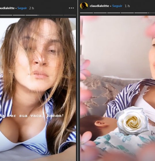 Claudia Leitte posta vídeo dando zoom nos seios: 'Venha ver sua vaca'